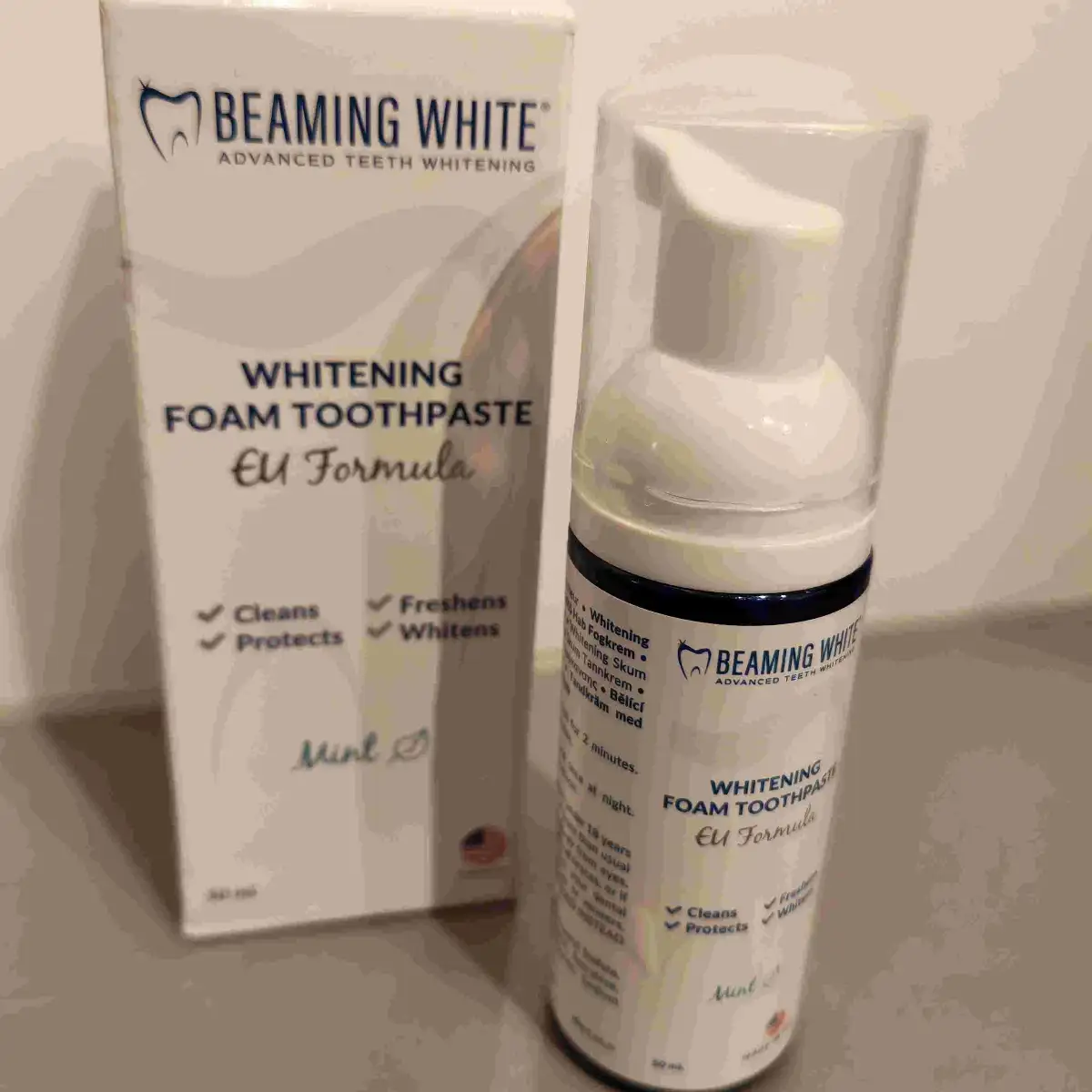 Mousse blanchiment dentaire