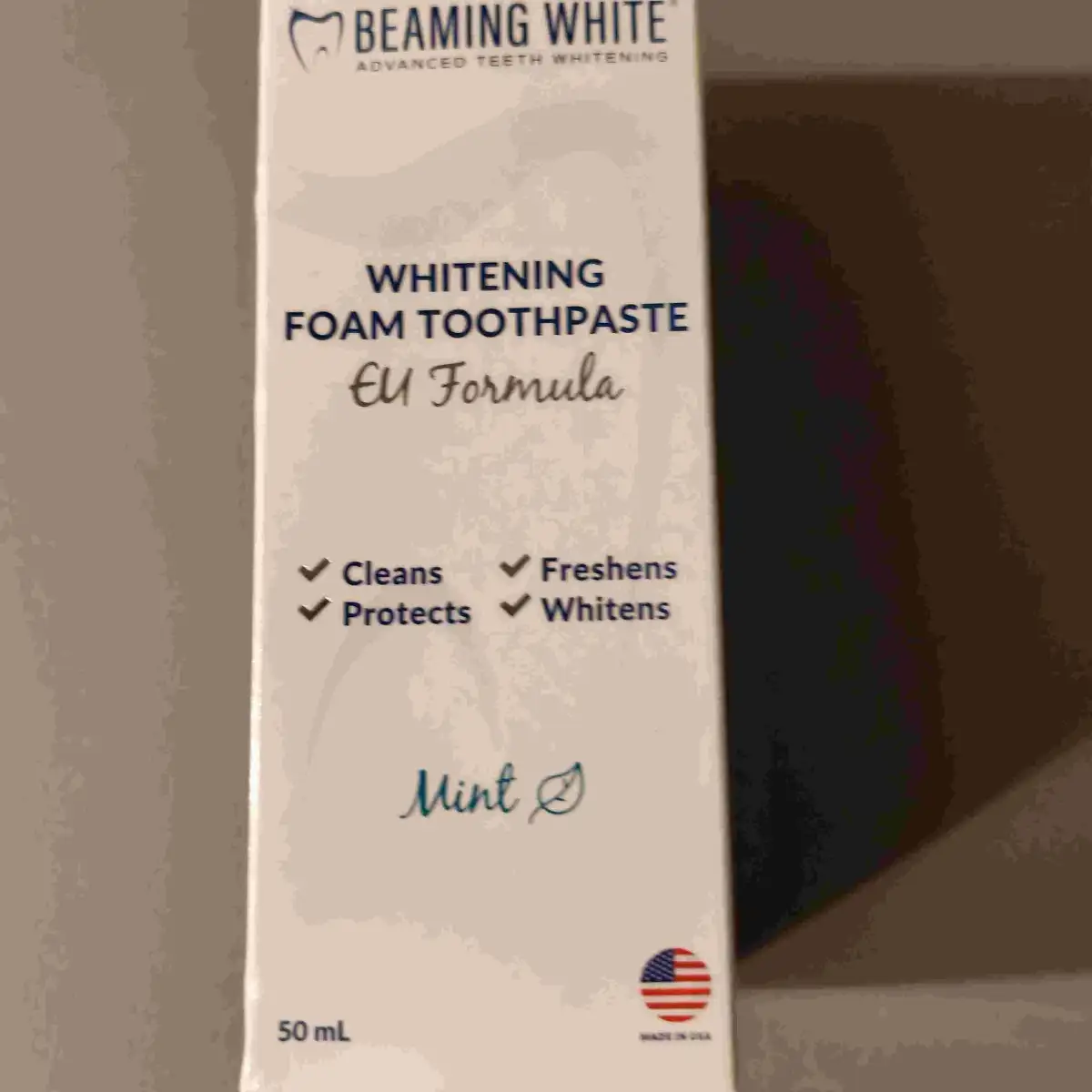 Mousse blanchiment dentaire