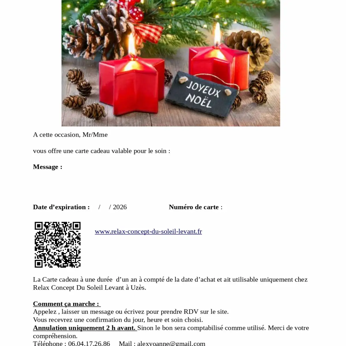 Carte Cadeau