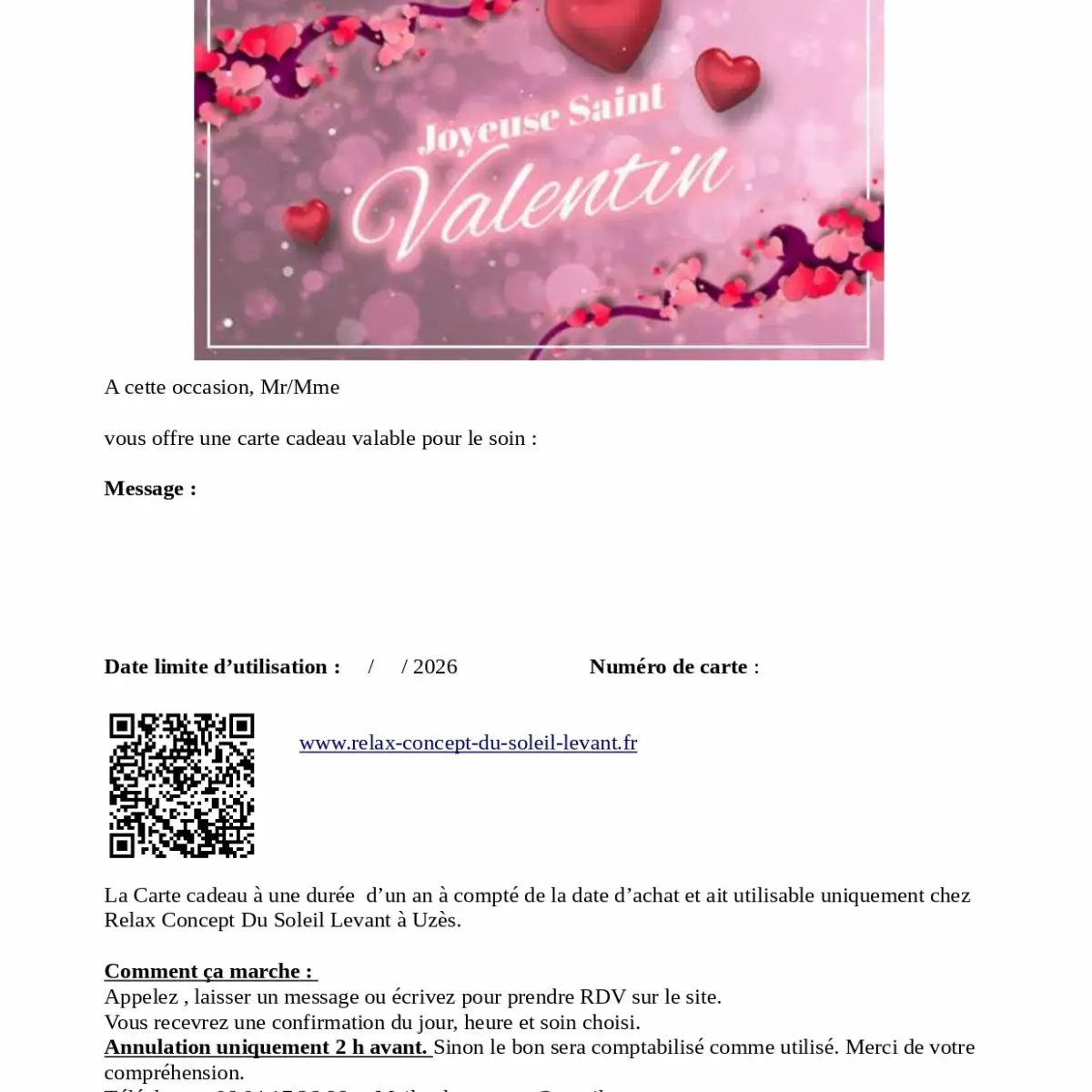 Carte Cadeau